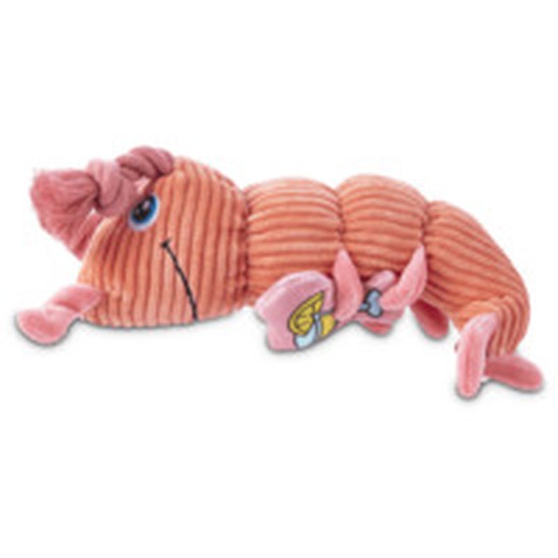 Small Lpnb Shrimp Plush Dog Toy
