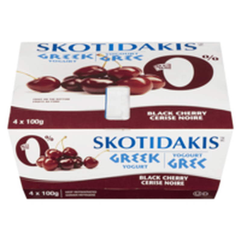 Skotidakis 0% MF Black Cherry Greek Yogurt
