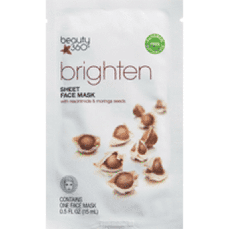 Beauty 361 Brightening Radiance Tissue Facial Mask