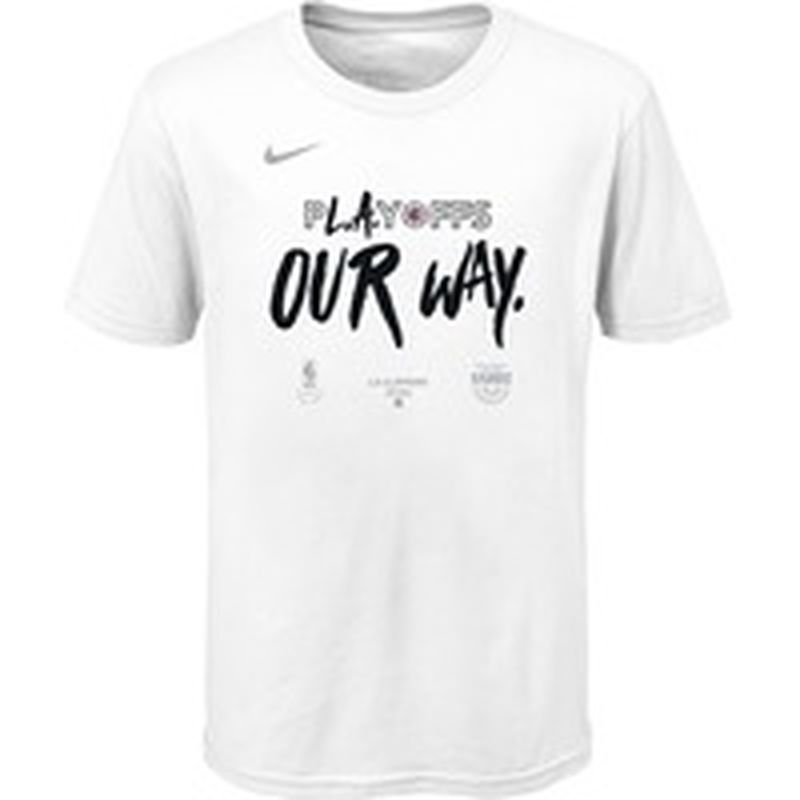Nike Youth Los Angeles Clippers Playoffs Bound L A Our Way Mantra White T Shirt Xl Xl Extra Large Instacart