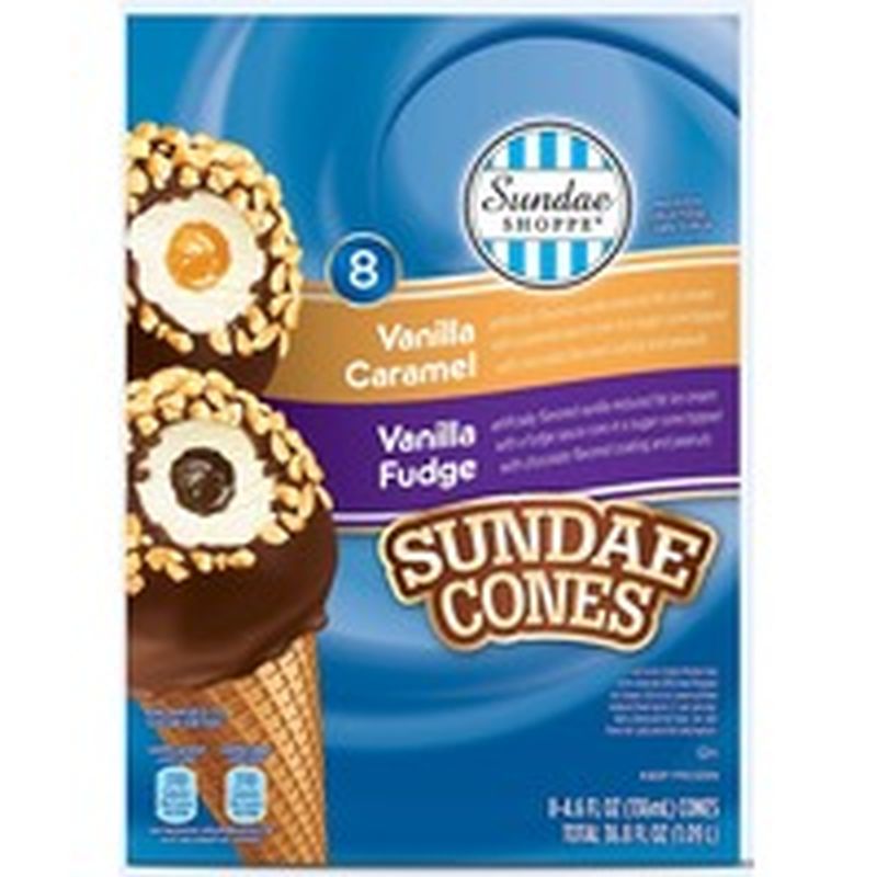 Sundae Shoppe Mixed Sundae Nut Cones
