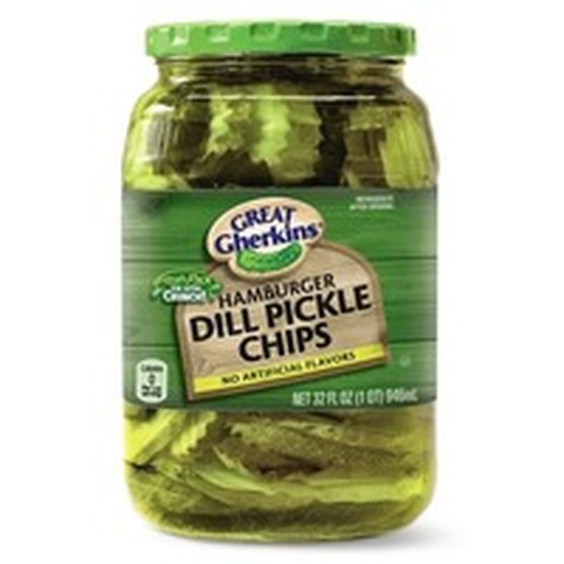 Great Gherkins Hamburger Dill Pickle Chips
