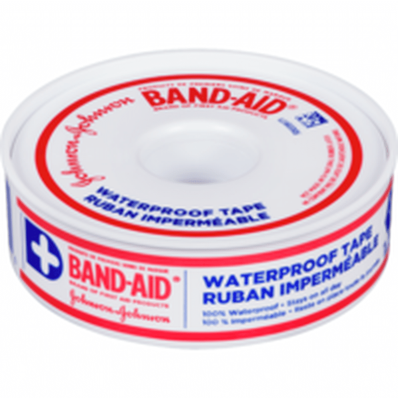 Johnson & Johnson 0.5" First Aid Waterproof Tape