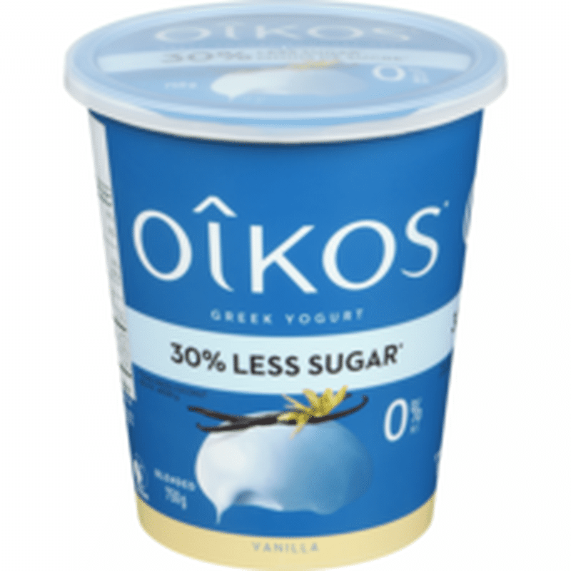 Oikos 0% Milk Fat Triple Zero Vanilla Greek Yogurt