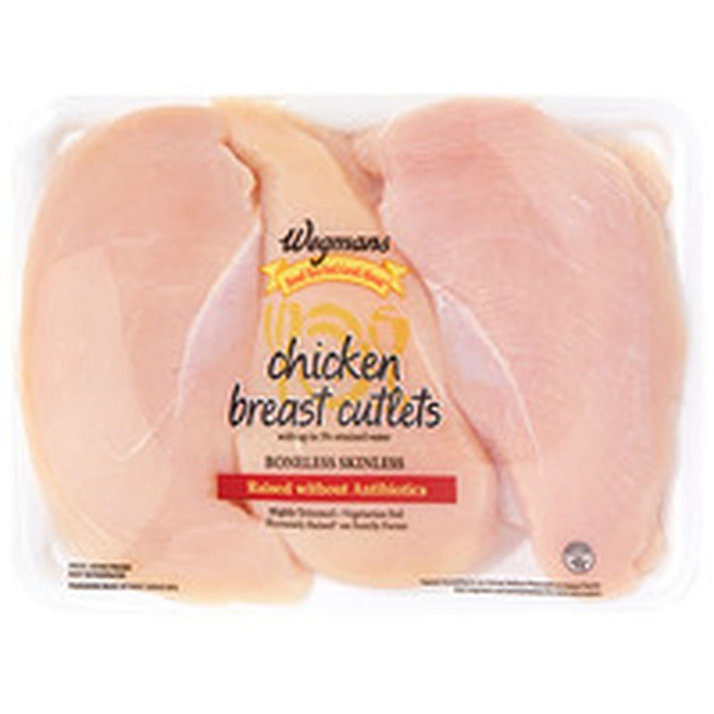 Wegmans Food You Feel Good About Chicken Breast Cutlets