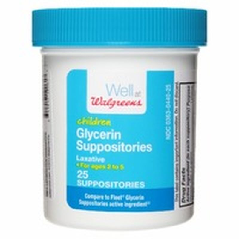 Walgreens Children S Glycerin Laxative Suppositories 25 Ct Instacart