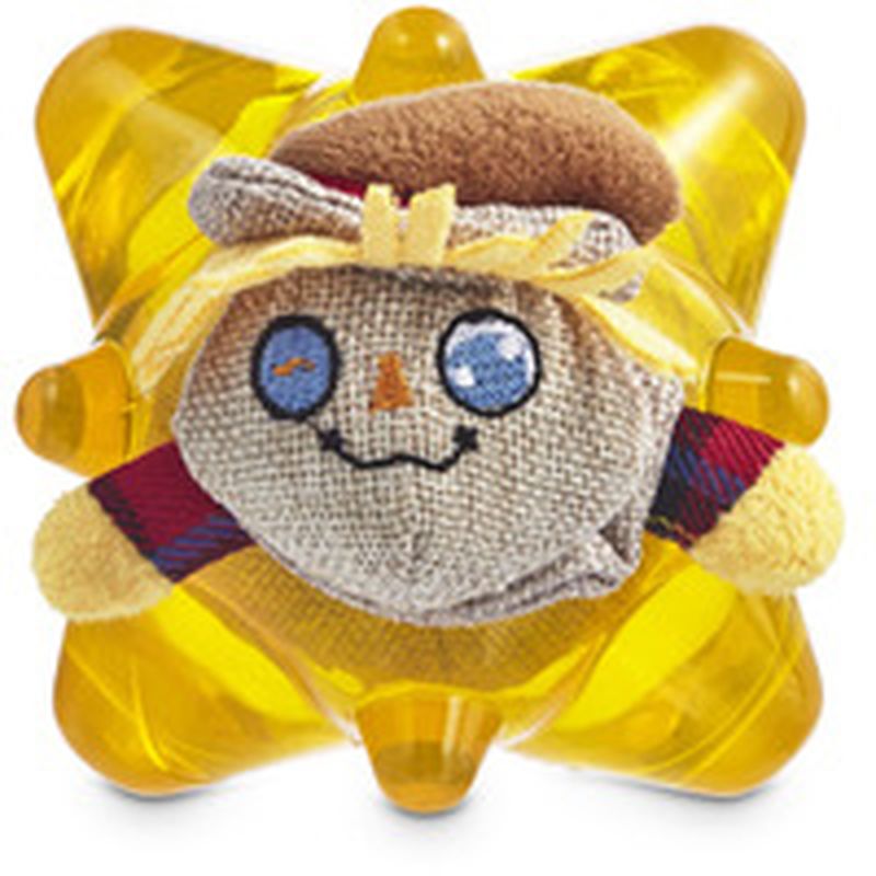 Small Halloween Scarecrow Star Dog Toy