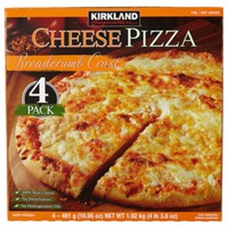 Kirkland Signature Frozen Cheese Pizza 4 Ct Delivery Or Pickup Near Me Instacart