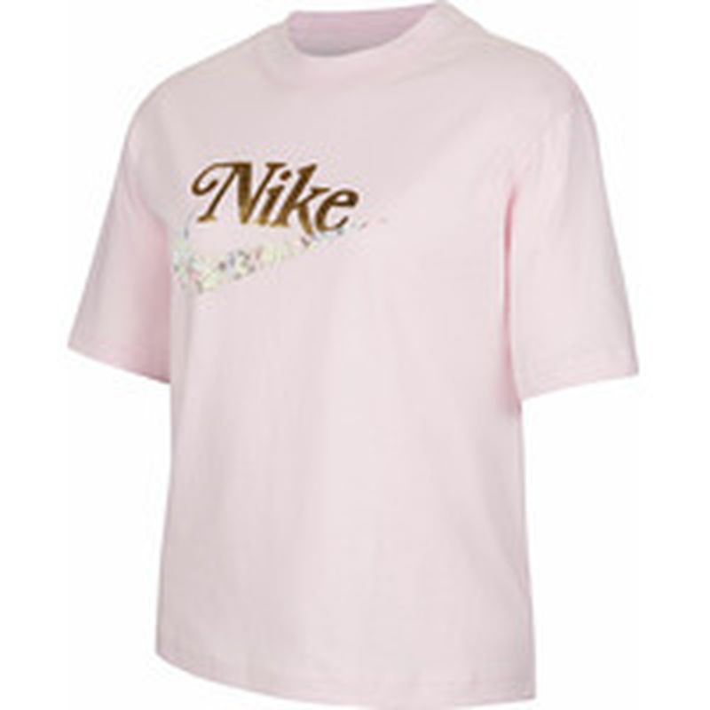 pink foam nike shirt