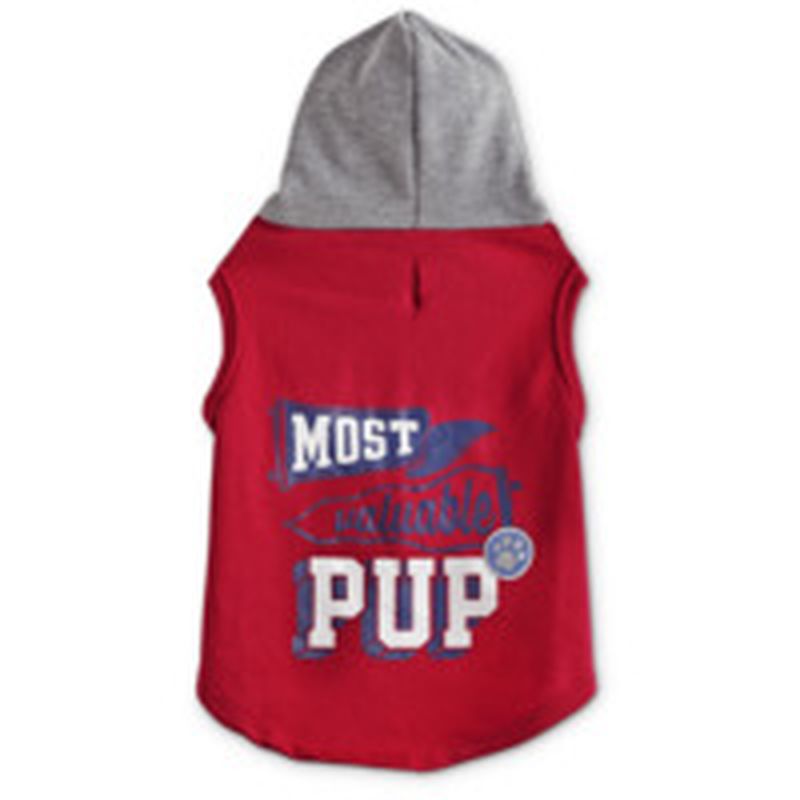 Bond & Co. Small Red Most Valuable Pup Dog Hoodie