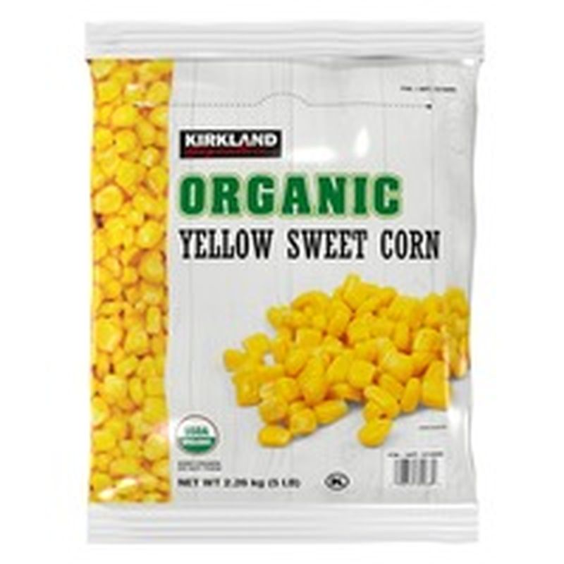 Kirkland Signature Organic Yellow Sweet Corn, 5 lbs