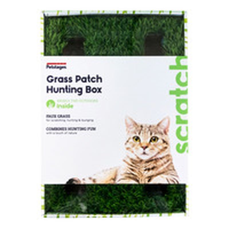 Petstages Grass Patch Hunting Box Cat Scratcher