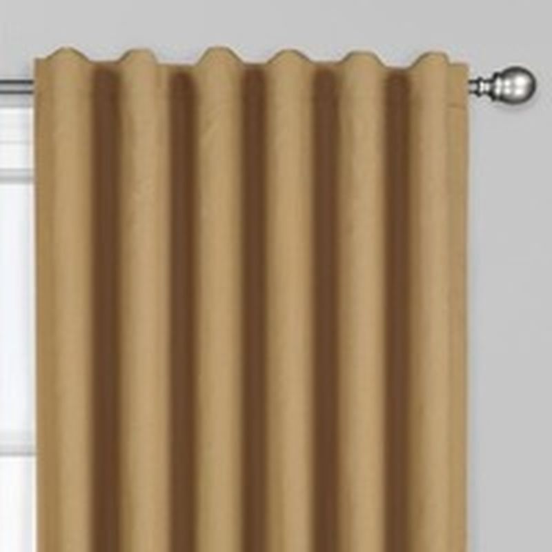 Richloom Home Fashions Cottlin Rod Pocket Back Tab Window Curtain Panel Sand 84 Each Instacart