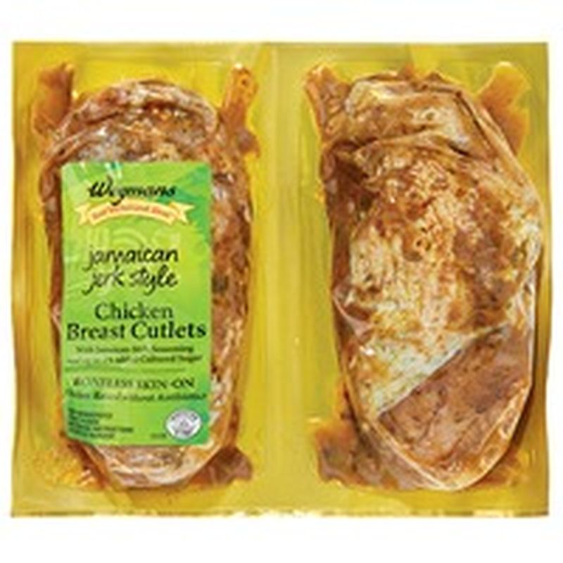 Wegmans Food You Feel Good About Jamaican Jerk Chicken Breast Cutlets Family Pack