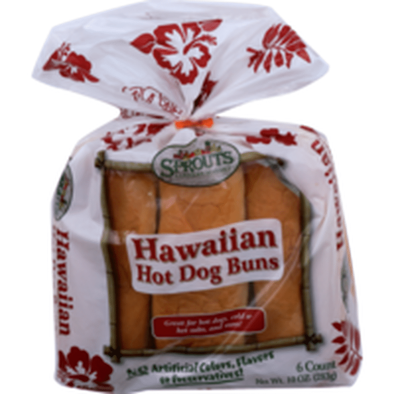 Sprouts Hawaiian Hot Dog Buns
