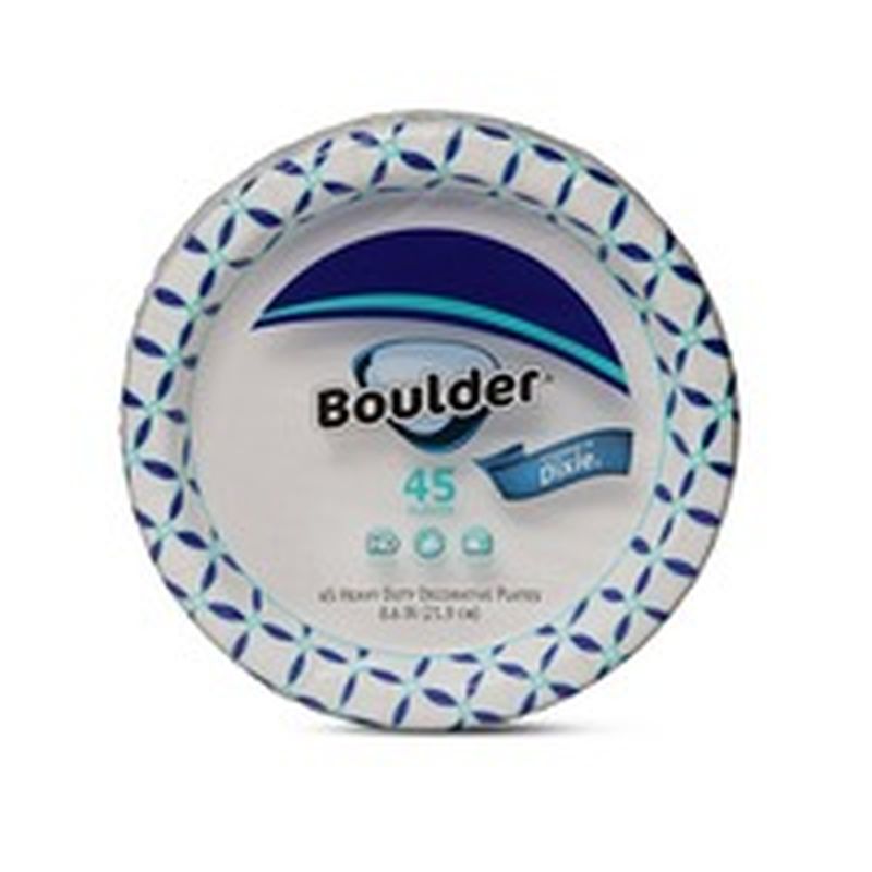 Boulder 8.5 " Decorated Paper Plate