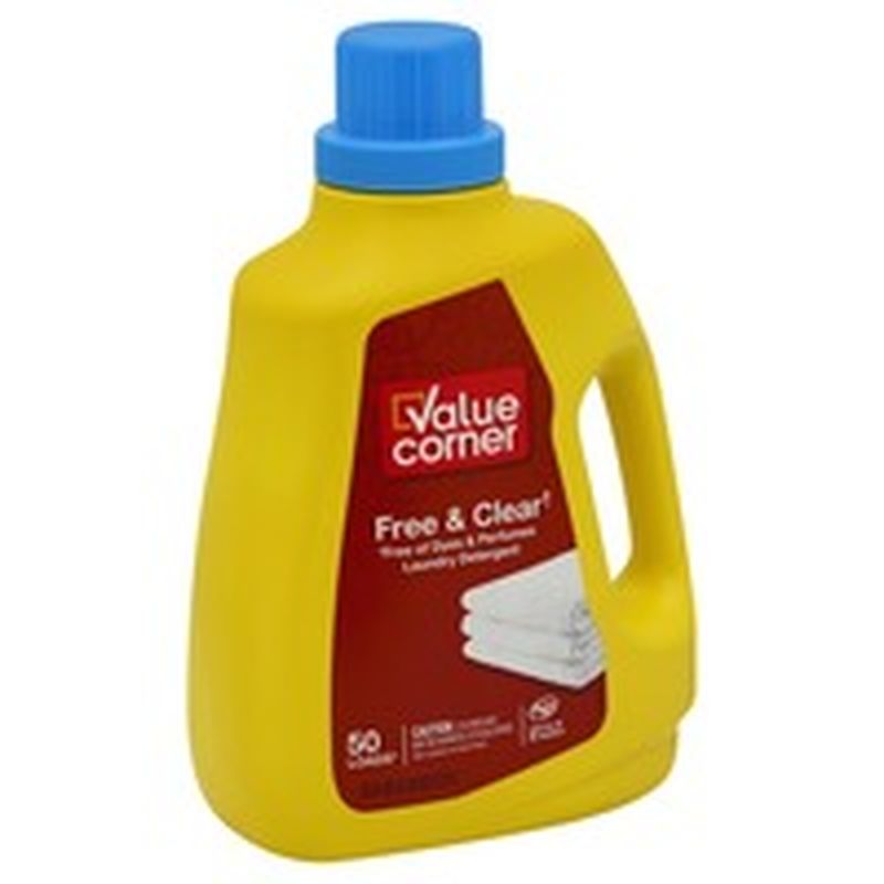 Value Corner Laundry Detergent, Free & Clear