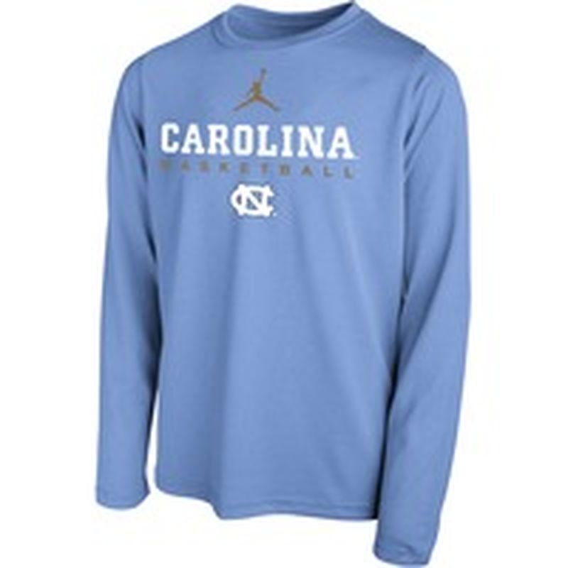 carolina blue dri fit shirt