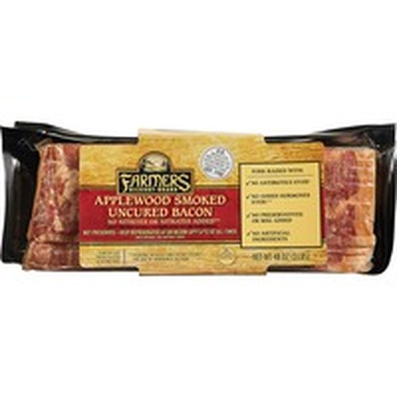 Farmers No Antibiotics Applewood Uncured Bacon