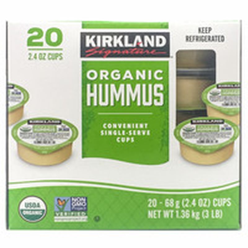 Kirkland Signature Organic Hummus, 20 x 2.4 oz