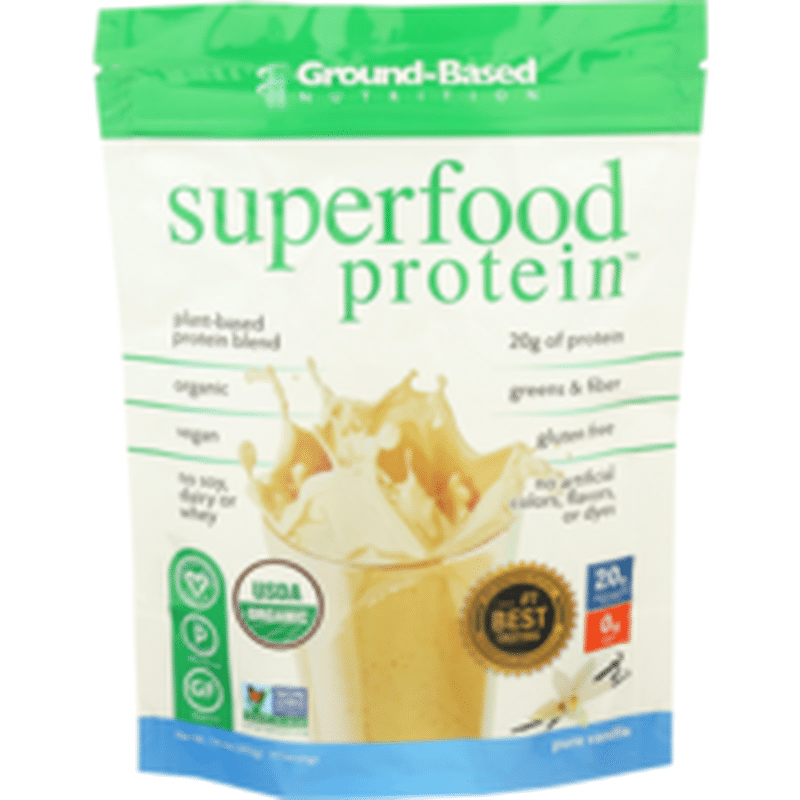 Ground-Based Nutrition Superfood Vegan Protein Powder