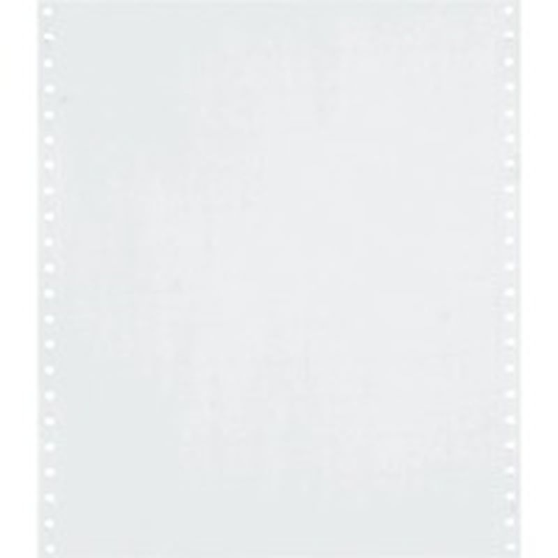 Staples 9.5" x 11" 20 lb. Ultra Perforated Blank White Computer Paper