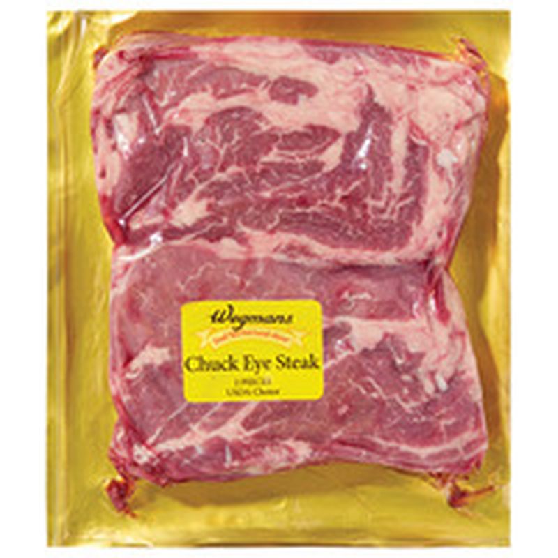 Wegmans Boneless Beef Chuck Eye of the Round Steak