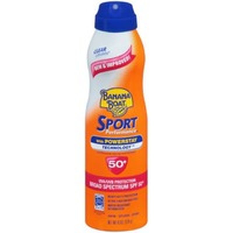 Banana Boat Sport Performance Clear Continuous Spray Sunscreen Spf 50