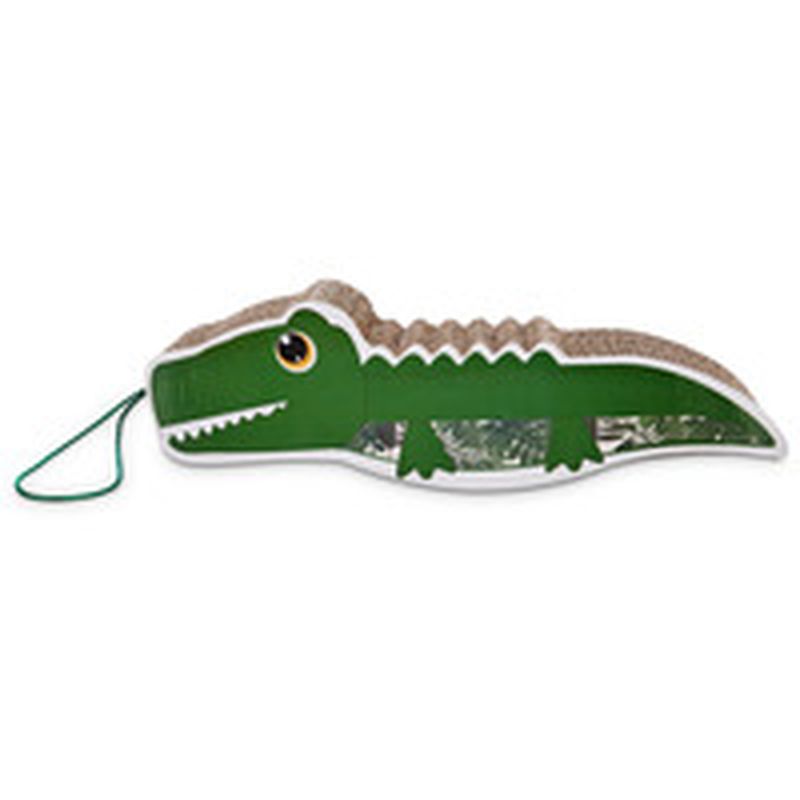 You & Me Pets on Safari Hanging Gator Cat Scratcher