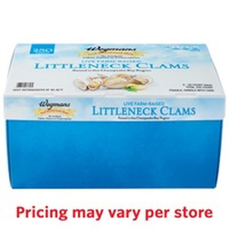 Wegmans Food You Feel Good About Live Farm-Raised Littleneck Clams