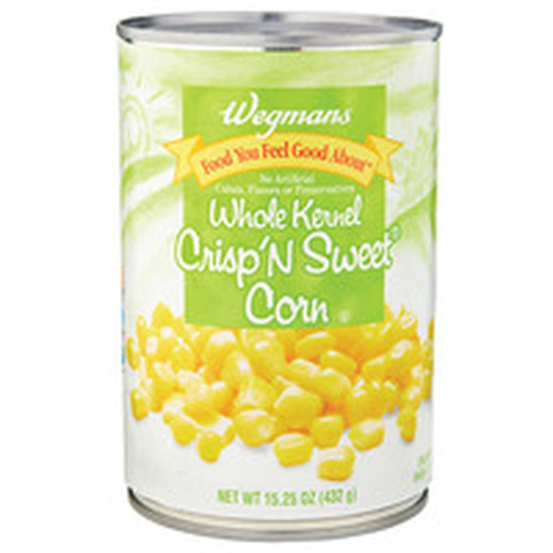 Wegmans Food You Feel Good About Whole Kernel Crisp'N Sweet Corn