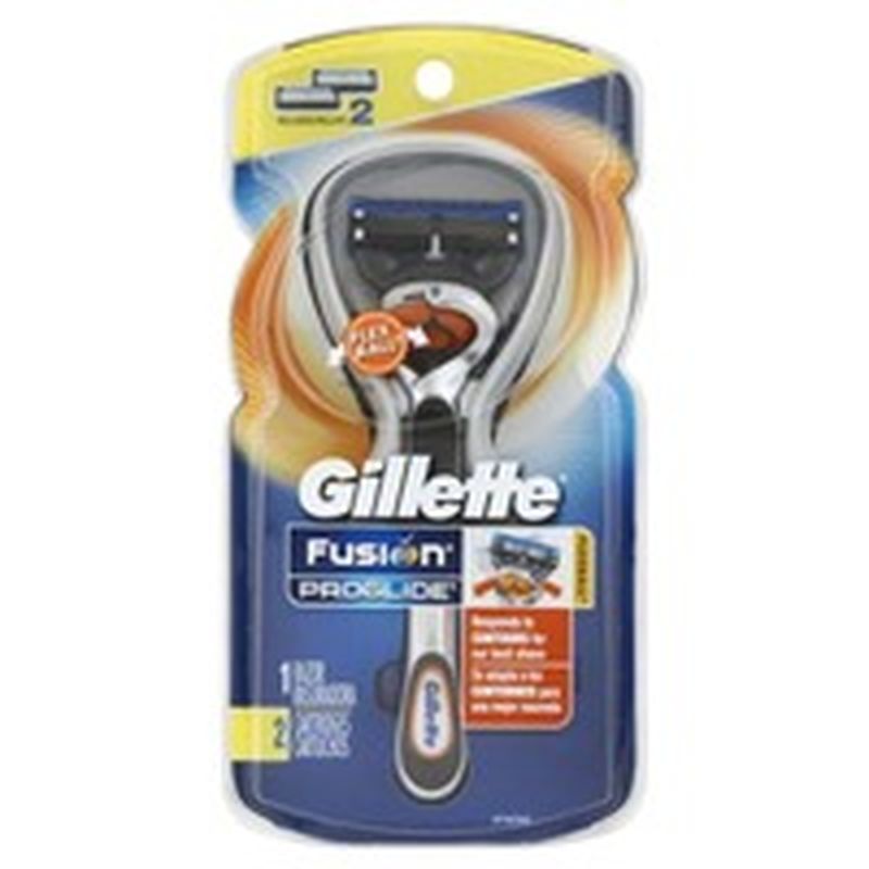 Gillette Proglide Flexball 1 Razor, 2 Cartridges