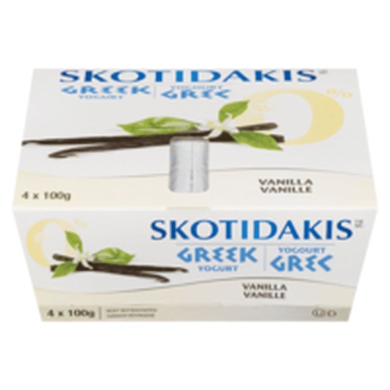 Skotidakis 0% Fat Organic Greek Vanilla Yogurt