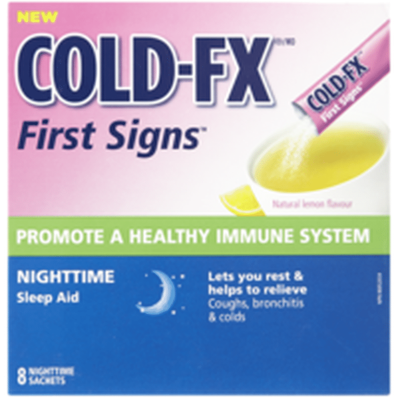 Cold Fx First Signs Nightime Sleep Aid Sachets