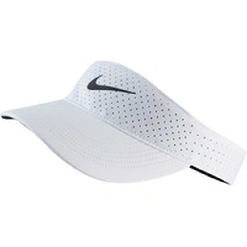 Nike Men S Dri Fit Aerobill Visor One Size White Black Each Instacart