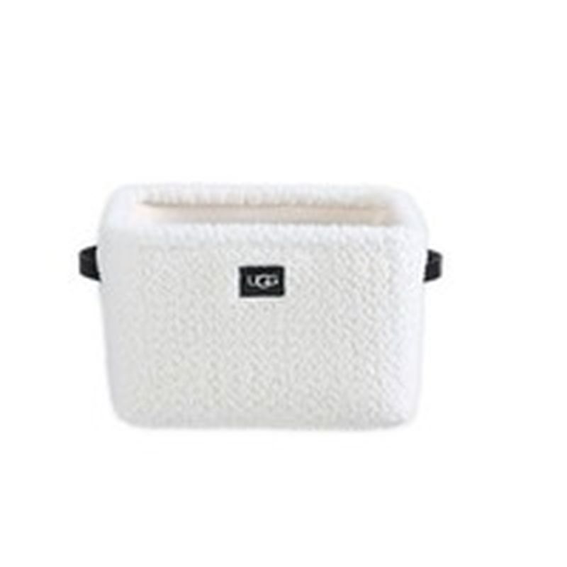 UGG Pitkin Faux Fur Medium Storage Bin in Snow (each) Instacart
