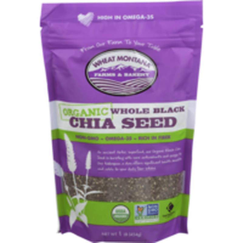 Wheat Montana Organic Whole Black Chia Seed