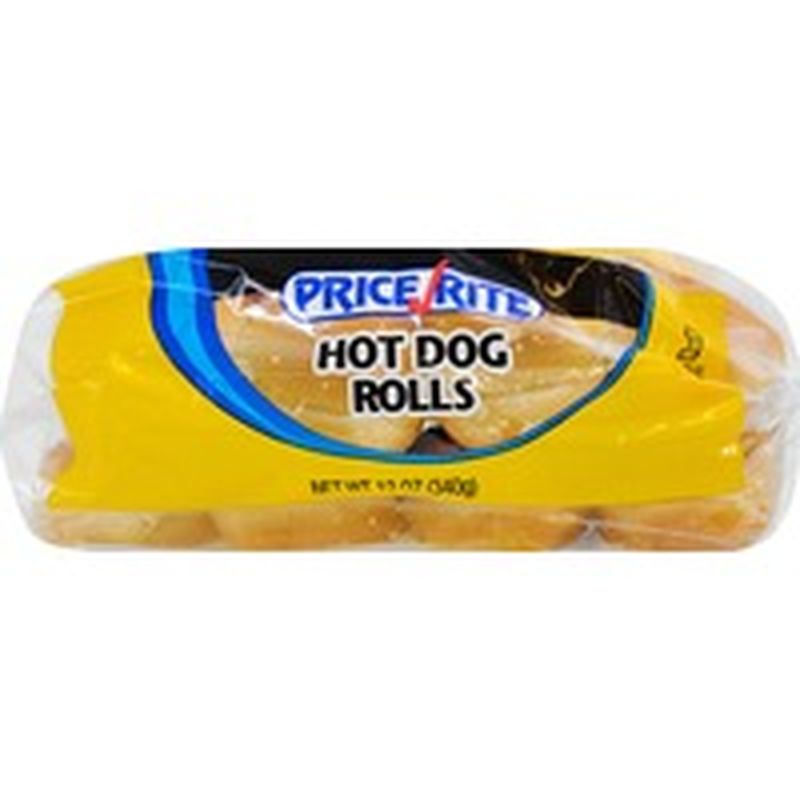 Price Rite Sliced Enriched Hot Dog Rolls