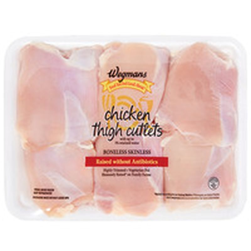 Wegmans Food You Feel Good About Boneless Chicken Thigh Cutlets