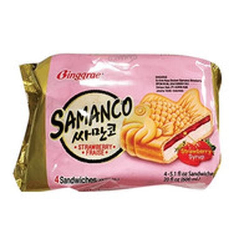 Binggrae Samanco Strawberry Ice Cream