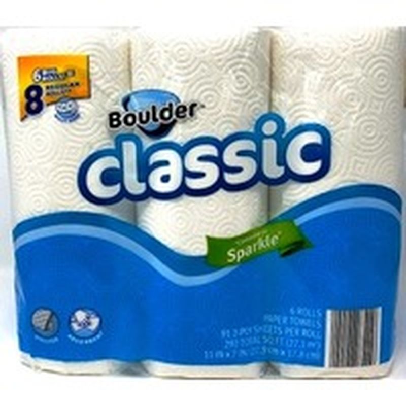 Boulder 91 Sheets White Paper Towel