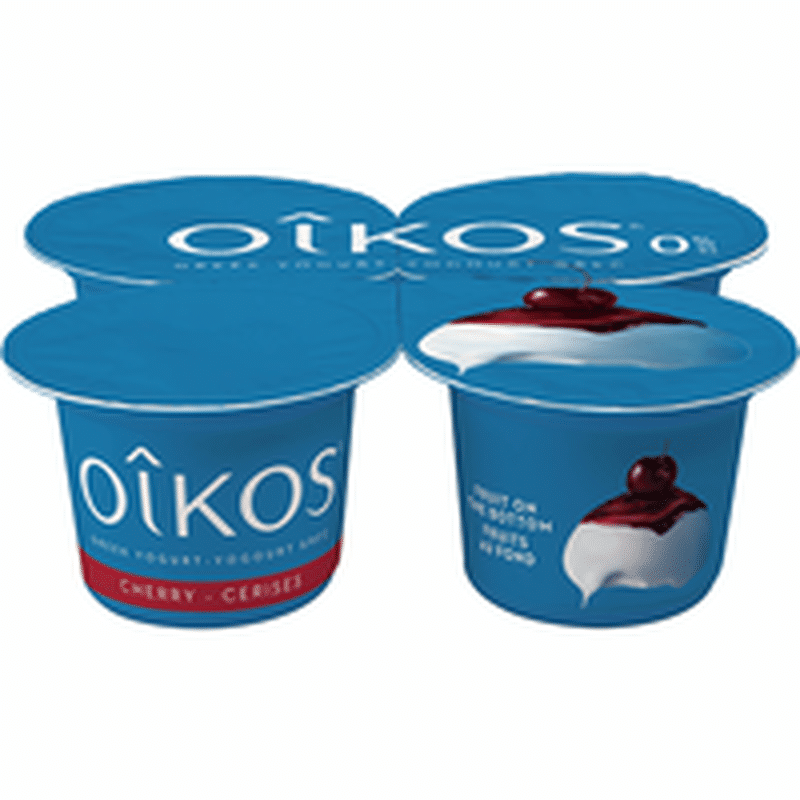 0% M.F. Danone Cherry Greek Yogurt