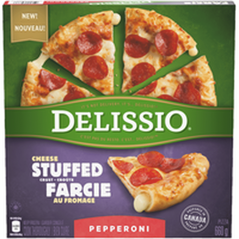 Delissio Cheese Stuffed Crust Pepperoni Pizza 660 G Instacart