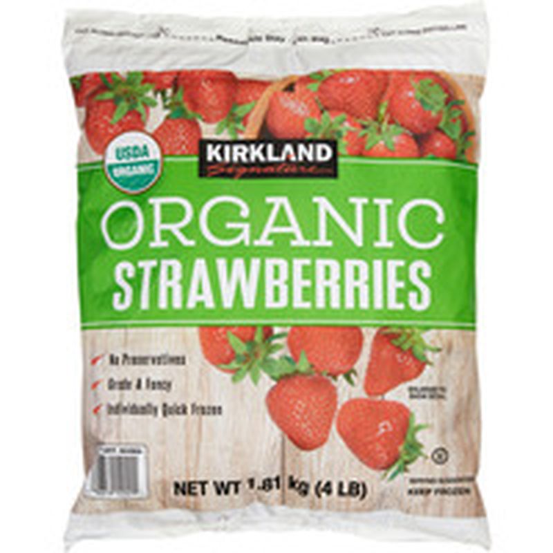 Kirkland Signature Organic Strawberries, 4 lb