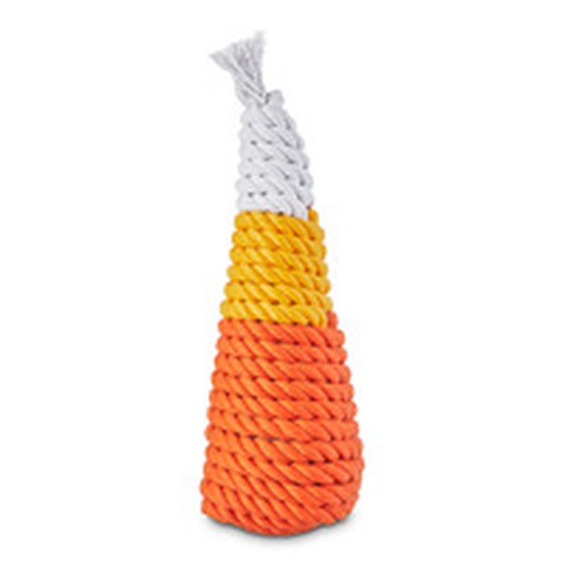 Halloween 18" Candy Corn Rope Dog Toy