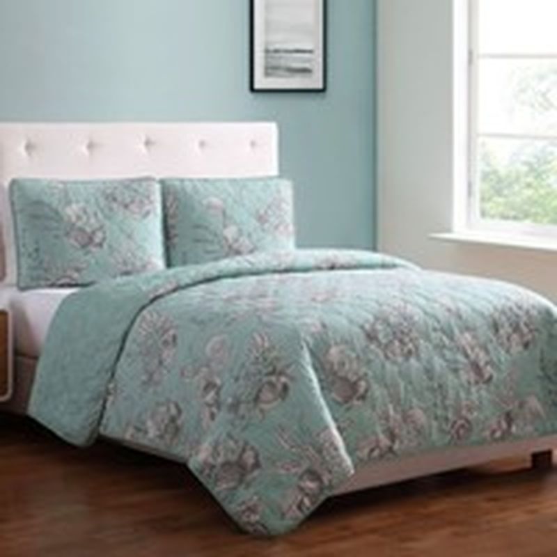 Mhf Home Simone Reversible Twin Quilt Set In Seafoam Green Each Instacart