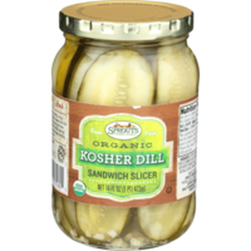 Sprouts Organic Kosher Dill Sandwich Slicer Pickles