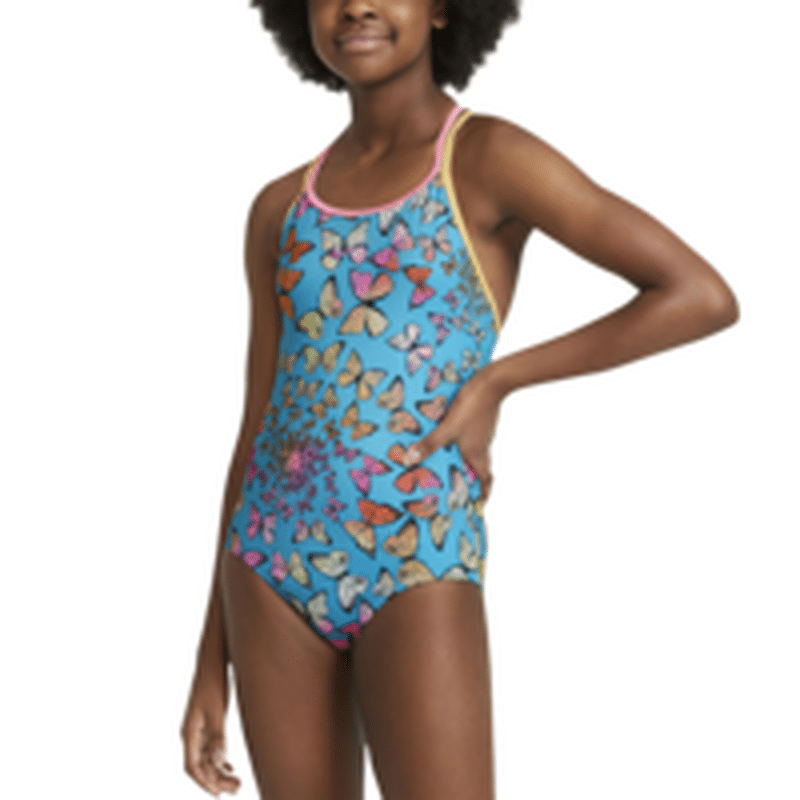 Nike Girls T Back One Piece 445 Chlorine Blue Xs Xs Extra Small Delivery Or Pickup Near Me Instacart