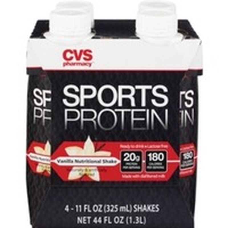 CVS Pharmacy Sports Protein Vanilla Nutritional Shake (4 ct) Instacart
