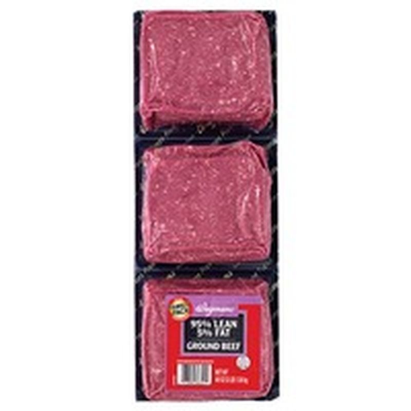 Wegmans 95% Lean/5% Fat Ground Beef, FAMILY PACK